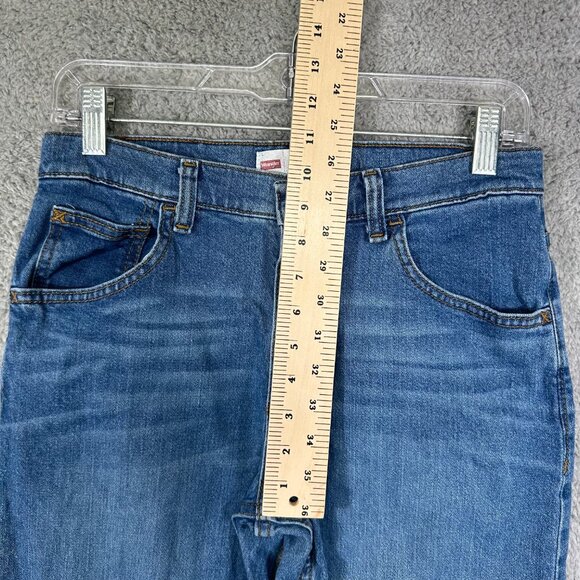 Wrangler Straight Leg Jean Size 16 Straight Fit Womens Blue 5-pocket - Picture 11 of 13